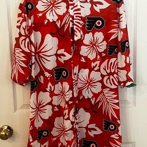 Rare Philadelphia Flyers Hawaiian Shirt Men's XLarge Xfinity